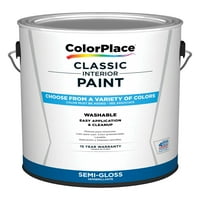 ColorPlace Classic İç Cephe ve Kaplama Boyası, Şamdan Gümüşü, Yarı Parlak, Galon