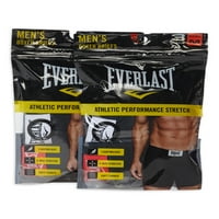 Everlast Erkek Boxer Külot Performans nefes alan iç Çamaşırı Erkekler için, 6'lı Paket
