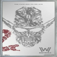 Westworld - Beyaz Poster ve Poster Montaj Paketi