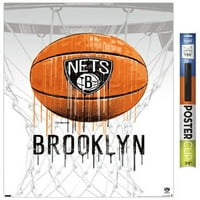 Brooklyn Nets - Damla Basketbol Duvar Posteri, 22.375 34