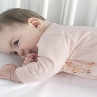 Gerber Kız Bebek Organik Uyu Oyna Pijama ve Bere Takımı, 5'li