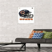 Chicago Bears - Damla Kask Duvar Posteri, 14.725 22.375