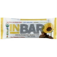 INBar Çikolata Tereyağı Crunch Lezzet Snack Bar, oz