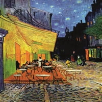 Kafe Teras geceleri Vincent van Gogh Duvar Posteri, 22.375 34