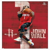 Houston Rockets - John Duvar Duvar Posteri, 22.375 34