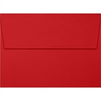 LUXPaper A Davetiye Zarfları, 1 4, Yakut Kırmızısı, 250 Paket