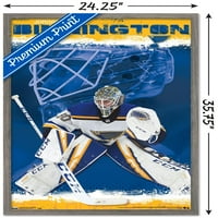 Louis Blues- Ürdün Binnington Duvar Posteri, 22.375 34