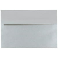 Kağıt ve Zarf A Zarflar, 1 8, Gümüş Metalik, Paket başına