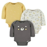 Gerber Bebek Nötr Uzun Kollu Onesies Marka Bodysuits