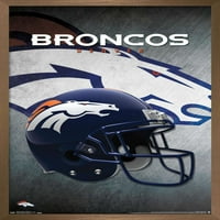 Denver Broncos - Kask Duvar Posteri, 22.375 34