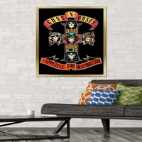 Guns N 'Roses - Çapraz Duvar Posteri, 22.375 34