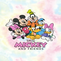 Disney Kızlar Grafik Mickey ve Arkadaşları Tee Kısa Kollu, 2'li Paket, Beden XS-XL