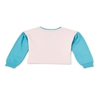 Garanimals Girls Colorblock Tek Boynuzlu At Sweatshirt, 4-10 Beden