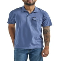 Wrangler® Erkek Kısa Kollu Örgü Polo Gömlek, Beden S-2XL