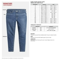 Levi Strauss & Co.'nun imzası. Kadın ve Kadın Artı Orta Rise Skinny Jeans