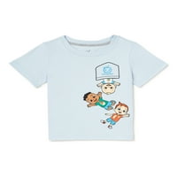 Cocomelon Erkek Bebek ve Yürümeye Başlayan Çocuk T-Shirt, Beden 12M-5T