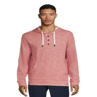 George Erkek Henley Kapüşonlu Sweatshirt