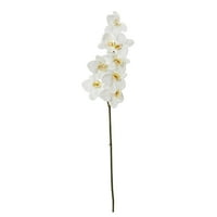 Neredeyse Doğal 33 inç. Phalaenopsis Orkide Yapay Çiçek