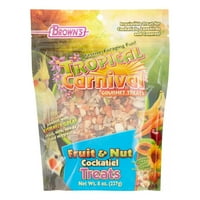 Brown's Tropical Carnival Fruit & Nut Cockatiel Kuş İkramları, Oz