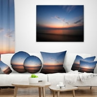 Designart Ko Samui Sea Sunrise Panorama - Büyük Boy Plaj Kırlent - 12x20