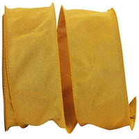 Kağıt Sonbahar Şeridi, Hardal Sarısı, 2,5 inç 10yd, 1 Paket