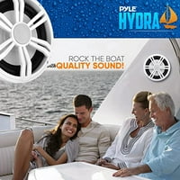 Pyle 10 ince Deniz Subwoofer - 400W Ohm Su Geçirmez Araba Bileşeni Hoparlör Sistemi