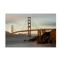 Ron Langager 'Golden Gate Köprüsü' Tuval Sanatı