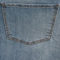 Terra & Sky Kadın Plus Size Repreve Karın Kontrollü Klasik Düz Bacak Kot Pantolon
