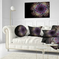 Designart 12 20 Siyah Polyester Kırlent