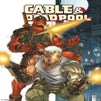 Marvel Çizgi Romanları - Deadpool ve Kablo Duvar Posteri, 22.375 34
