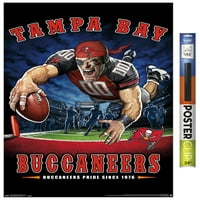 Tampa Bay Buccaneers - Uç Bölge Premium Poster ve Poster Klip Paketi