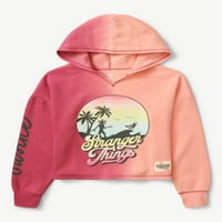 Adalet Stranger Şeyler Kızlar Ombre Grafik Hoodie, Boyutları 5-& Artı