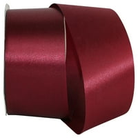 Kağıt Her Durum Saten Bordo Polyester Şerit, 1800 4