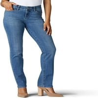 Lee® Kadın Fle Hareketi Rahat Fit Düz Bacak Jean