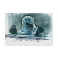 Marka Güzel Sanatlar Mark Adlington'dan 'Buz Banyosu' Tuval Sanatı