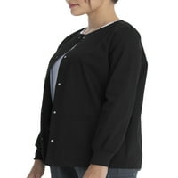 Scrubstar kadın Temel Essentials Streç Yapış Ön Isınma Fırçalama Ceket WD309