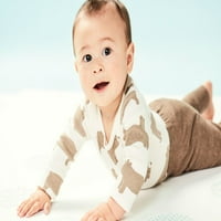 Çocuk Benim carter'ın Erkek Bebek Kıyafeti Uzun Kollu Bodysuit, T-Shirt ve Pantolon, 3 Parça