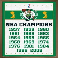Boston Celtics- Şampiyonlar Duvar Posteri, 22.375 34