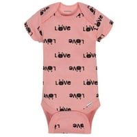 Bebek Kız Tavşan Kısa Kollu Onesies Bodysuits