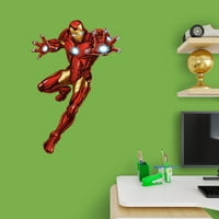 Fathead Iron Man-X-Large Resmi Lisanslı Marvel Çıkarılabilir Duvar Çıkartması