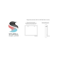 Stupell Industries Mutlu Camper Vintage Senaryo Cümle Sarı Accent Tuval Duvar Sanatı, 36, Tasarım Lil 'Rue