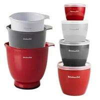 Kitchenaid 7 Parçalı Mi ve İmparatorluk Kırmızısı Hazırlık Seti Paketi