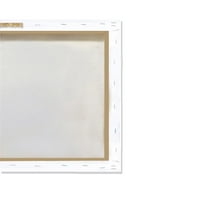 Wynwood Stüdyo Tuval Donanma ve Gri Pinaple Yaprak Soyut Boya duvar sanatı tuval baskı Beyaz 30x30