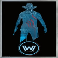 Westworld- Siyah Duvar Posteri, 22.375 34