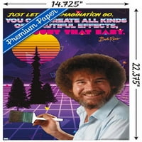 Bob Ross - 80'ler Duvar Posteri, 14.725 22.375