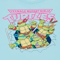 Nickelodeon Kızlar Teenage Mutant Ninja Turtles grafikli tişört, Beden XS-XL
