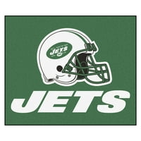 - New York Jets Kuyruk Kapısı Halısı 5'x6'