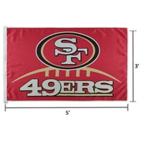 San Francisco 49Ers 3' 5' Takım Bayrağı