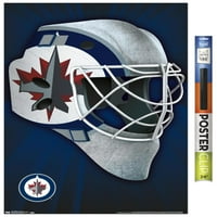 Winnipeg Jets - Maske Duvar Posteri, 22.375 34