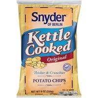 Berlin Kettle'dan Snyder, Orijinal Daha Kalın ve Daha Gevrek Patates Cipsi Oz Pişirdi
